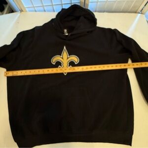 NFL Black and Gold New Orleans Saints Sweatshirt Black XXL Blacker than photos